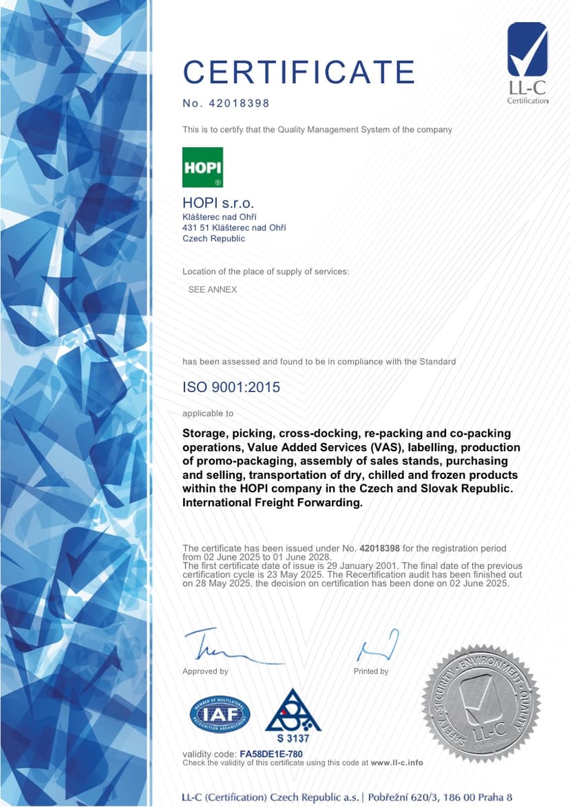 ISO 9001 — Quality management